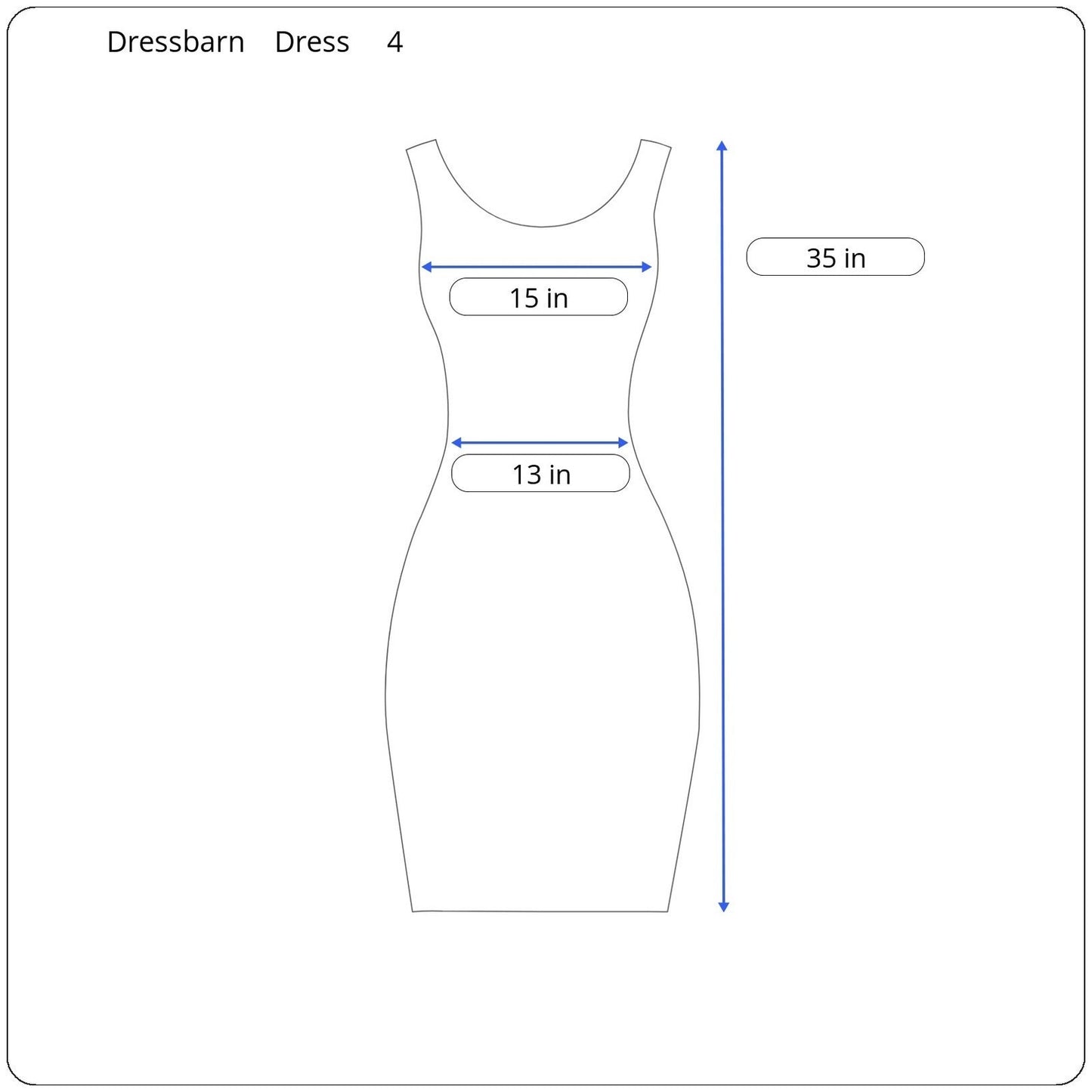 Dressbarn Sleeveless Dress Women's Size 4