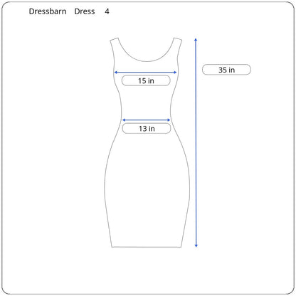 Dressbarn Sleeveless Dress Women's Size 4