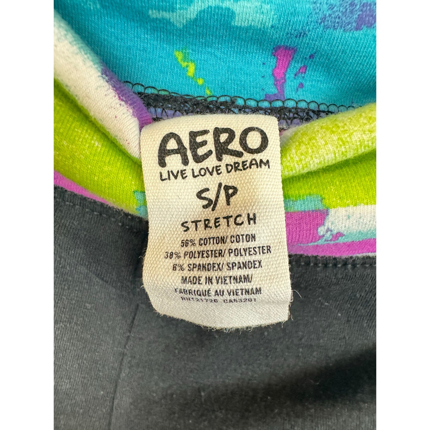 Aero Black Athletic Capris Women's Size Small