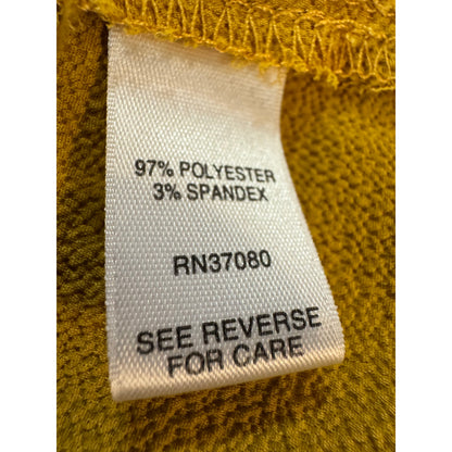 Cato Yellow Cold Shoulder Blouse Women's Size XL