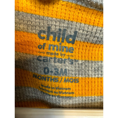 Child of Mine Footed Sleep N Play Baby Boy's Size 0-3 Months