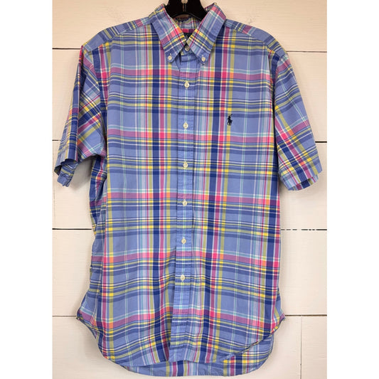 Ralph Lauren Short Sleeve Button Up Shirt Men's Size Medium