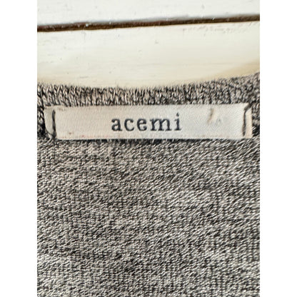 Acemi 3/4 Sleeve Gray Knit Dress Women's Size Large