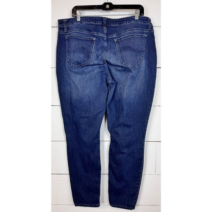 Lee Riders Mid-Rise Skinny Jeans Women's Size 20 Long