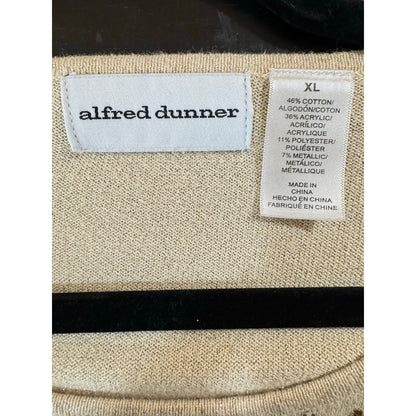 Alfred Dunner 3/4 Sleeve Knit Top Women's Size XL
