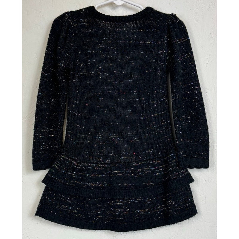 Healthtex Black Long Sleeve Sweater Dress Baby 24m
