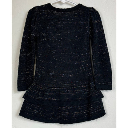Healthtex Black Long Sleeve Sweater Dress Baby 24m