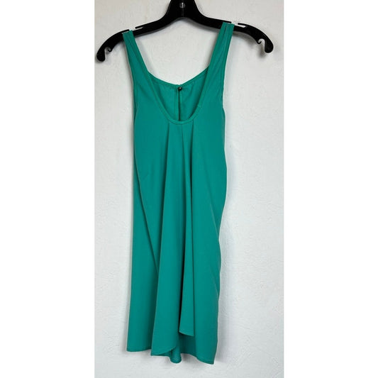 Haptics Green Sleeveless Blouse Women's 1X