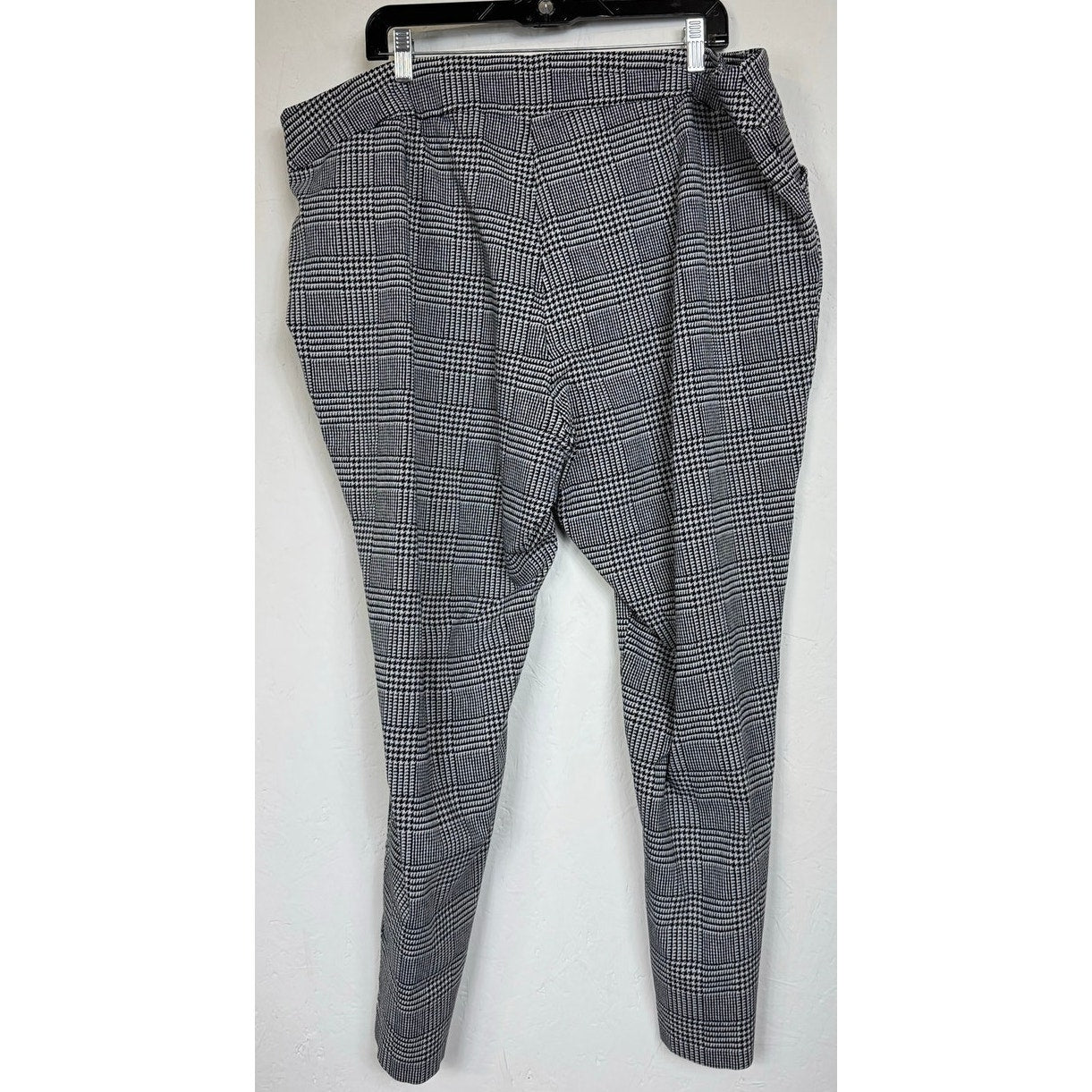 George Black White Chino Cropped Pants Women's 26/28W