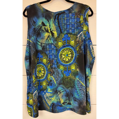 Jaclyn Smith Sleeveless Blouse Women's Size 2X