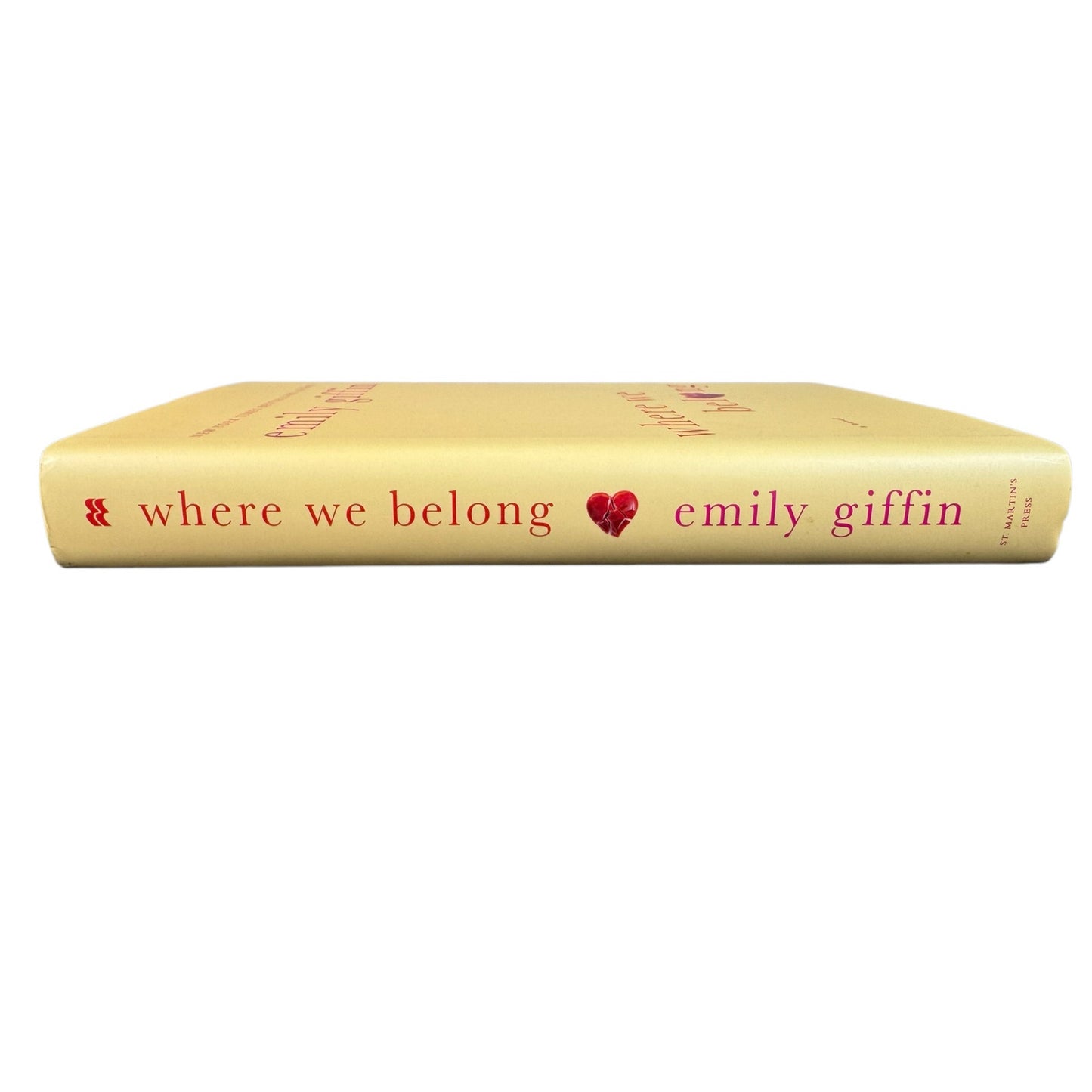 Where We Belong by Emily Giffin (Hardcover)