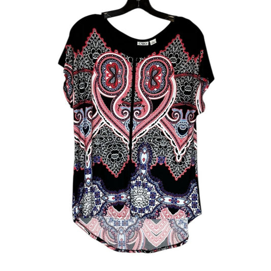 Cato Short Sleeve Blouse Women's Size Small