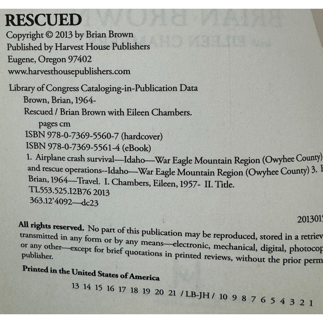 Rescued by Brian Brown (Hardcover)