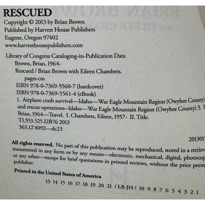 Rescued by Brian Brown (Hardcover)