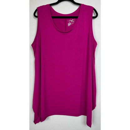 Terra & Sky Pink Tank Top Women's 1X