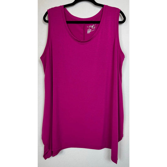 Terra & Sky Pink Tank Top Women's 1X