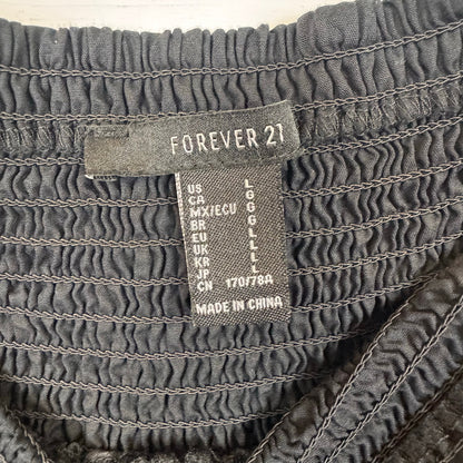 Forever 21 Black Ruffle Mini Skirt Women's Size Large