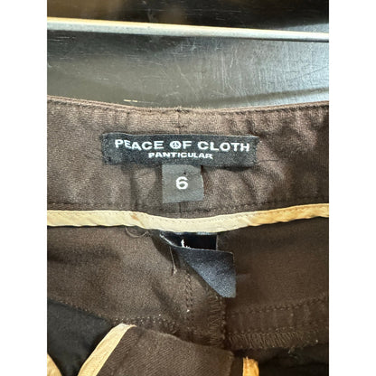 Peace Of Cloth Brown Skinny Capris Women's Size 6