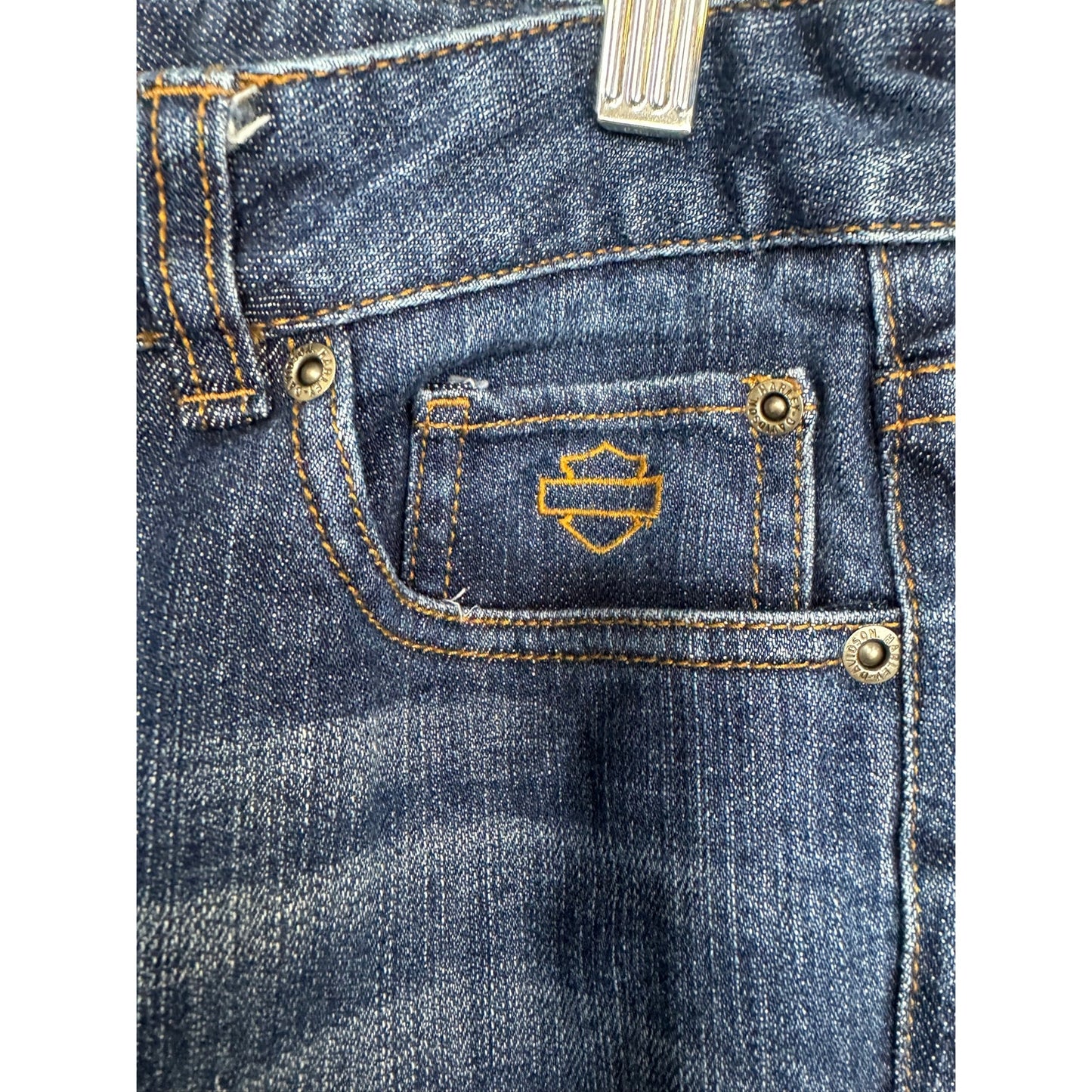 Harley Davidson Blue Bootcut Jeans Women's Size 6