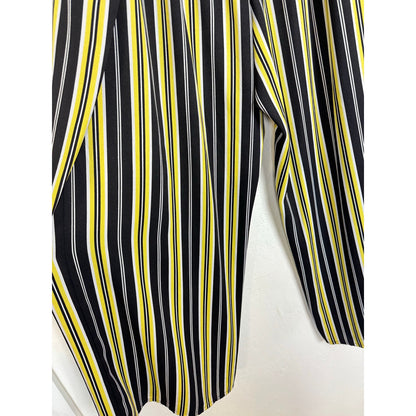 Cato Black Yellow Chino Pants Women's 26/28W