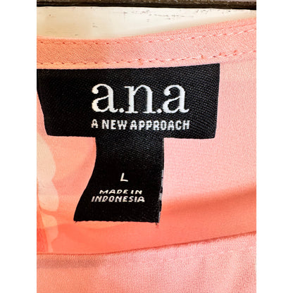 A.N.A. Long Sleeve Blouse Women's Size Large