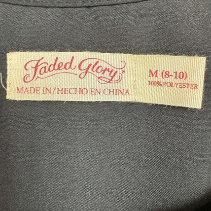 Faded Glory Black Sleeveless Blouse Women's Size Medium