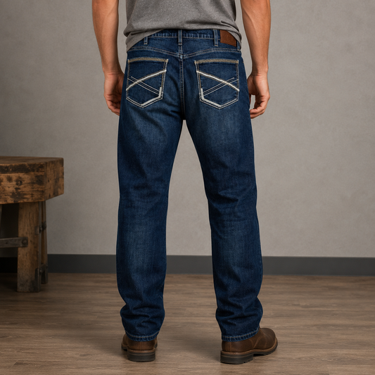 Key Aristocrat Blue Slim Cut Jeans Men's 34 x30