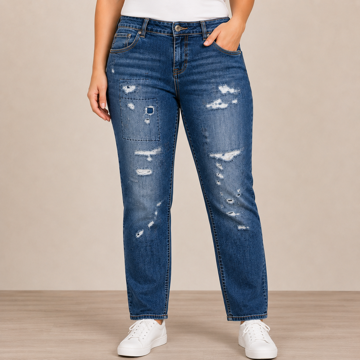 Maurices Blue Straight Jeans Women's Size 14