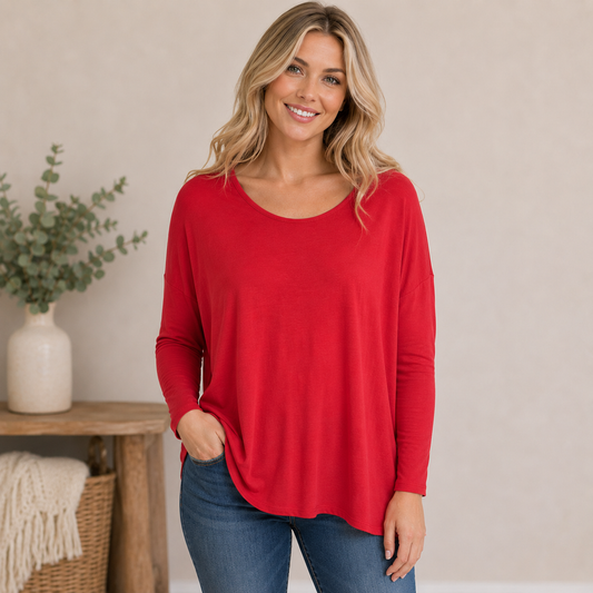 Emma's Closet Orange Blouse Women's Medium