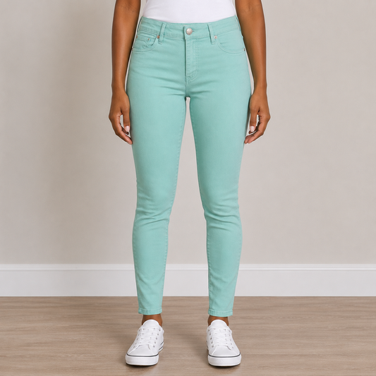Crown & Ivy Green Skinny Pants Women's Size 12