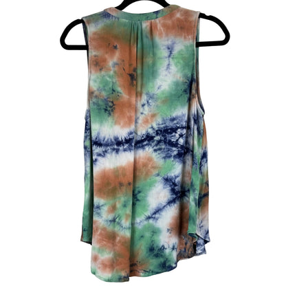 Vizio Multicolor Tie-Dye Sleeveless Blouse Women's Size Large