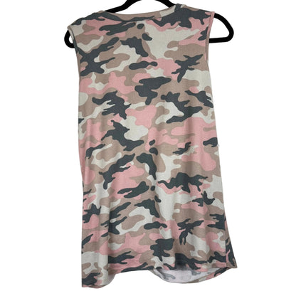 Perfect Peach Pink Sleeveless Blouse Women's Size Large