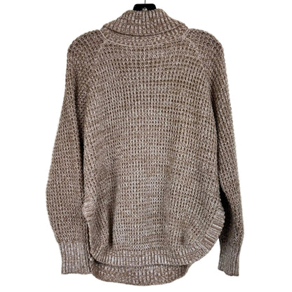 Shein Beige and Browm Long Sleeve Turtleneck Sweater Women's Size Large