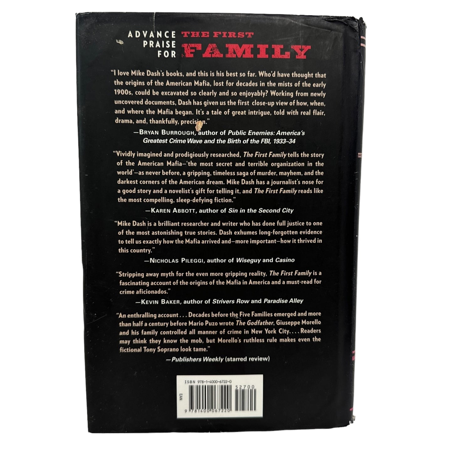 The First Family by Mike Dash (Hardcover)