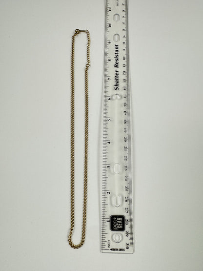 Fashion Jewelry Gold Toned Chain Women's Necklace