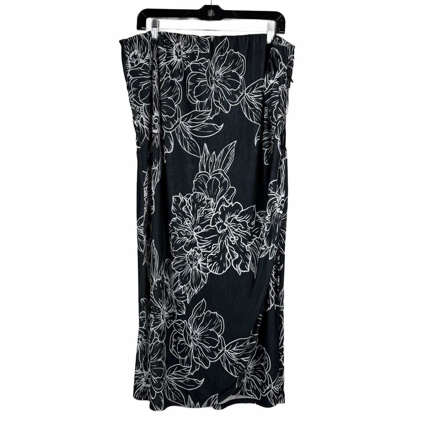 Jaclyn Smith Black Midi Skirt Women's Size XL