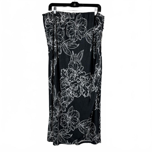 Jaclyn Smith Black Midi Skirt Women's Size XL