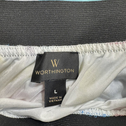 Worthington Multicolor Midi Skirt Women's Size Large