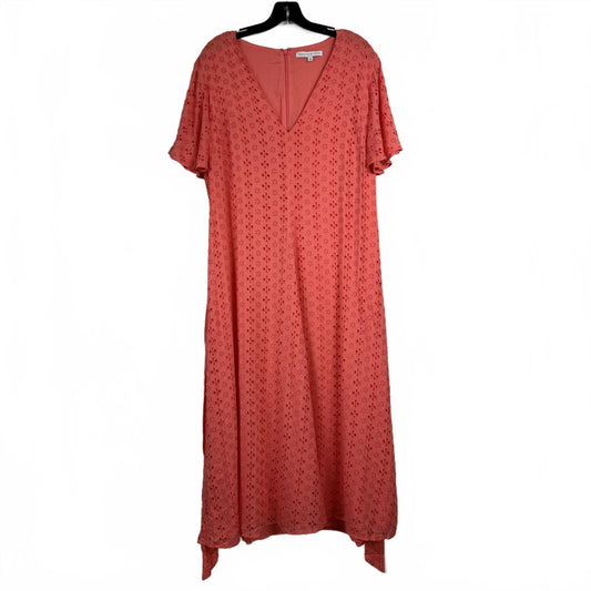 Preston & York Coral Short Sleeve Maxi Dress with Belt Women's Size 18