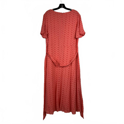 Preston & York Coral Short Sleeve Maxi Dress with Belt Women's Size 18