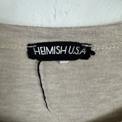 Heimish USA Long Sleeve Beige Blouse Women's Size Large