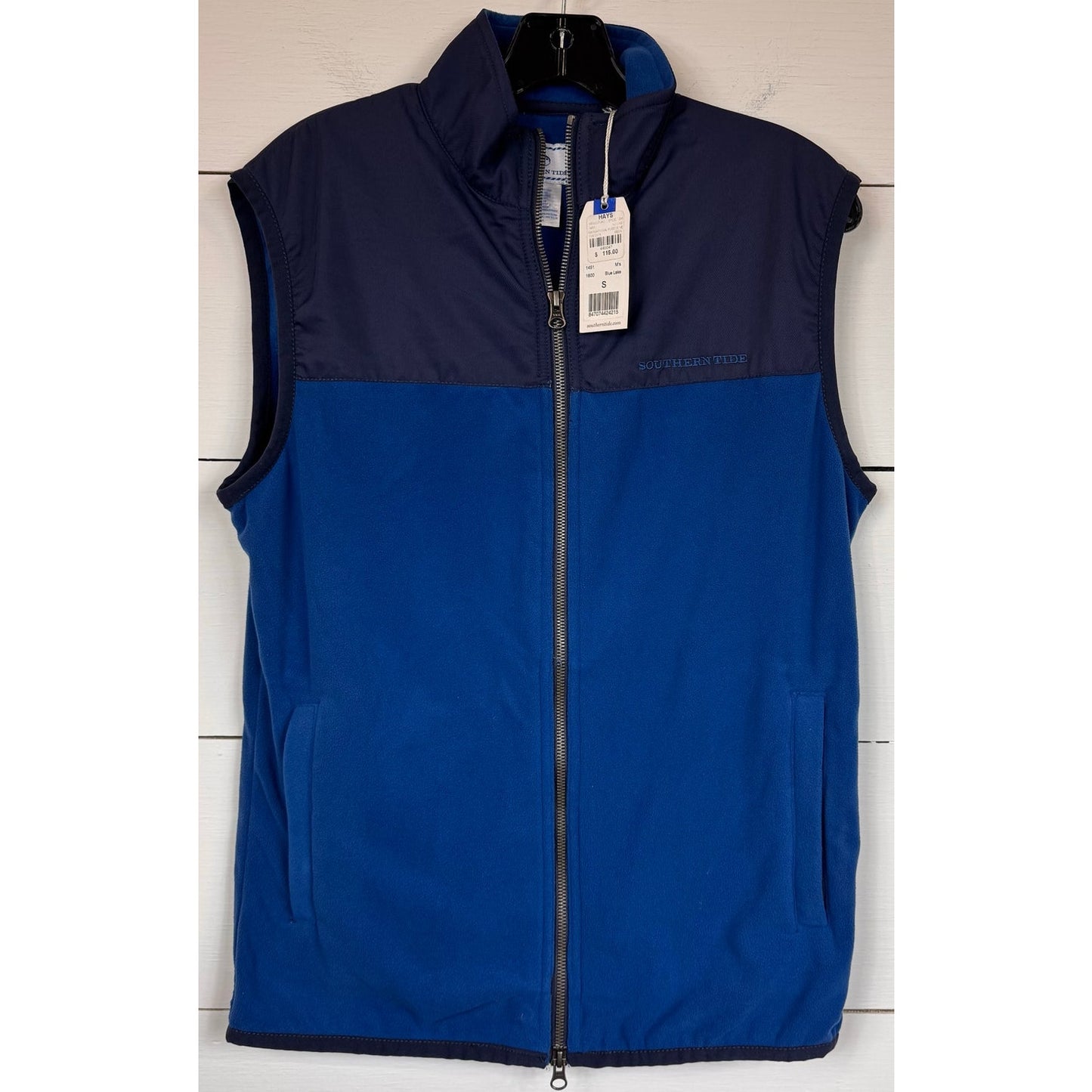 Southern Tide Blue Vest Men's Size Small
