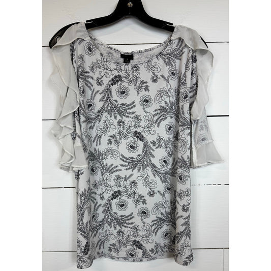 Worthington Short Sleeve Blouse Women's Size Large