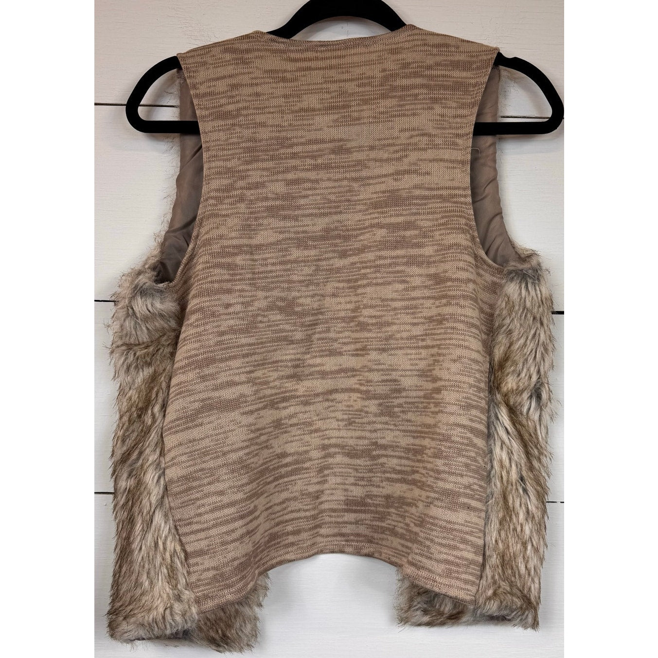 Wonder Nation Faux Fur Vest Girl's Size XL (14/16)