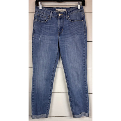 Levi's Mid Rise Cropped Skinny Jeans Women's Size 6