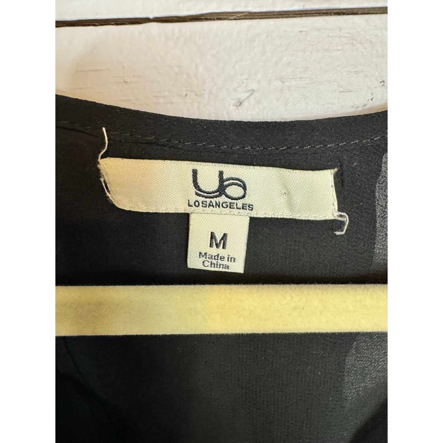 Ya Los Angeles 3/4 Sleeve Sheer Blouse Women's Size Medium