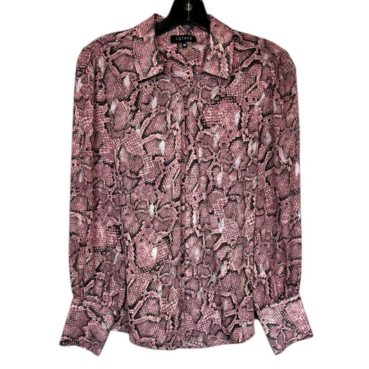 1. State Long Sleeve Sheer Blouse Women's Size Medium