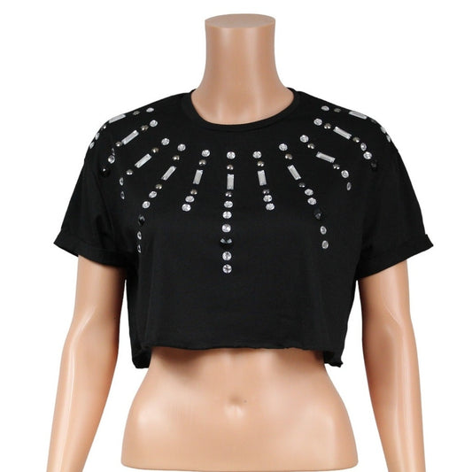 Rue21 Short Sleeve Crop Top Women's Size Small