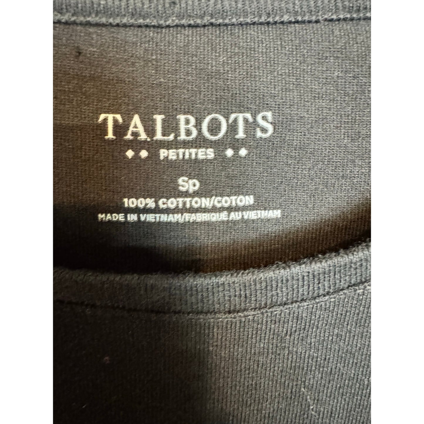 Talbots Long Sleeve Top Women's Size Small Petite