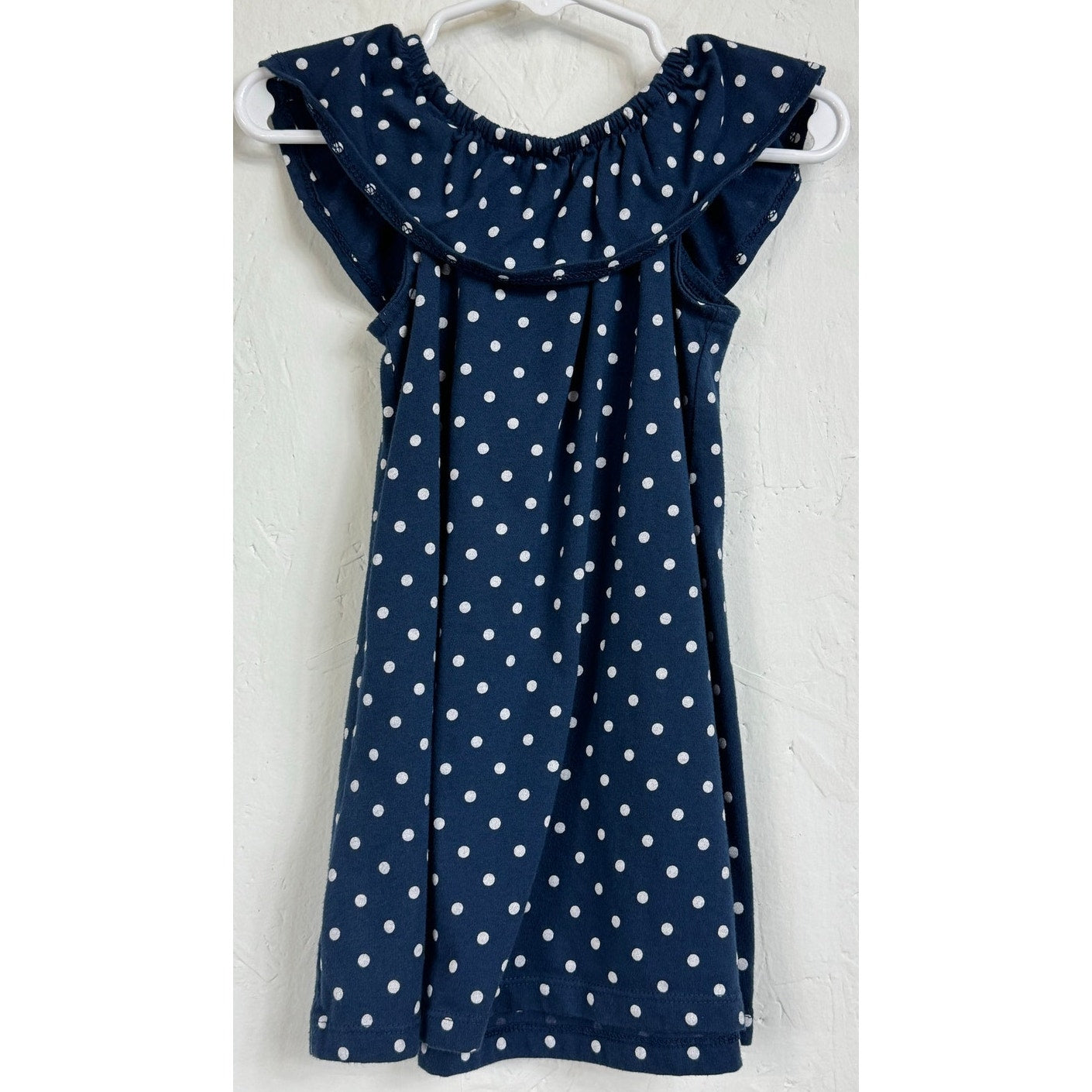 Wonder Nation Blue & White Sleeveless Dress Girl's 2t